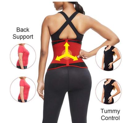 China Breathable Women Shaper 9 Back Steel Bones Support 3 Times Sweat Crazy Weight Loss Gummy Belt Tummy Control Belt Latex Waist Trainer for sale