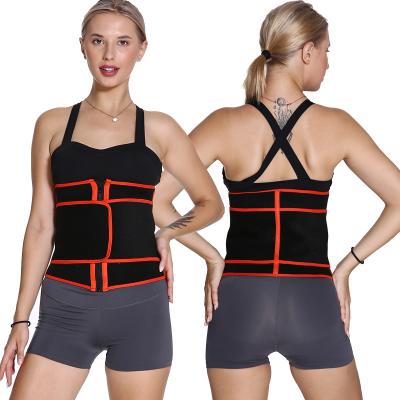 China 2021 Autumn Breathable Clothing Logo Printing Waist Support Neoprene Waist Trainer For Women for sale