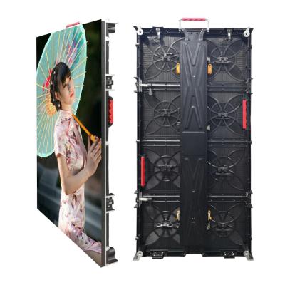 China Outdoor led screen P3.91 500x1000mm outdoor rental cabinet led video wall voucher prices led display board for sale