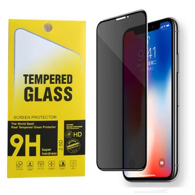 China Leegotech 9H Printing Anti-spy Anti-spy Privacy Anti-scratch Mobile Phone Silk Tempered Glass Screen Protector For iPhone 11 12 pro max for sale