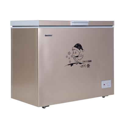 China BCD-208 Snowsea THERMOELECTRIC Supermarket Commercial Glass Door Chest Freezer for sale