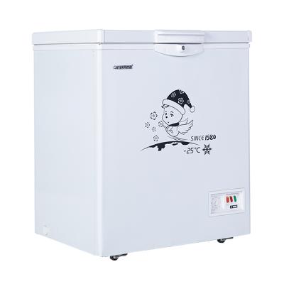 China BD-150 Snowsea Deep Small Outdoor Single Door Ice Cream Frozen Food Gelato Display Top Open Commercial Chest Freezer for Supermarke for sale