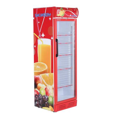 China LC-380 Snowsea Custom Single-temperature Upright Freezer For Supermarket Commercial Upright Freezer Showcase for sale