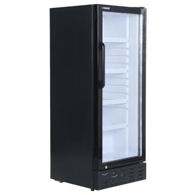 China LC-180A COMPRESSOR Upright Freezer With Glass Door Refrigeration Equipment for sale