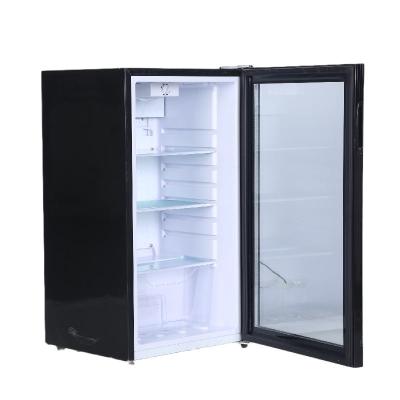 China LC-92 Glass Display Refrigerated Drinks Single-Temperature Vertical Single-Door Refrigerator for sale