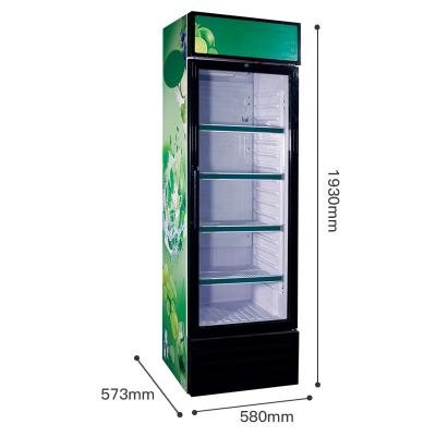 China LC-300W Glass Thermoelectric Showcase Makers Beverage Display for sale