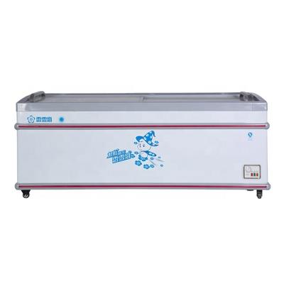 China SDSC-608YA Island Outdoor Freezer Large Size Commercial Ice Cream Freezer for sale