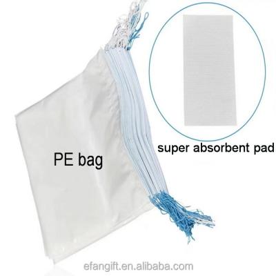 China Disposable PE Medical Vomit Bag With Absorbent Pad For Nausea Disease for sale