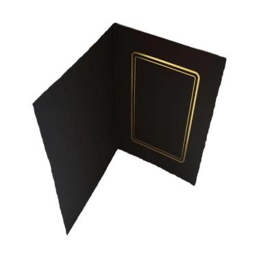 China Decorative Photo Frame Cardboard Photo Folder Cards for Graduation, Christmas, Wedding for sale