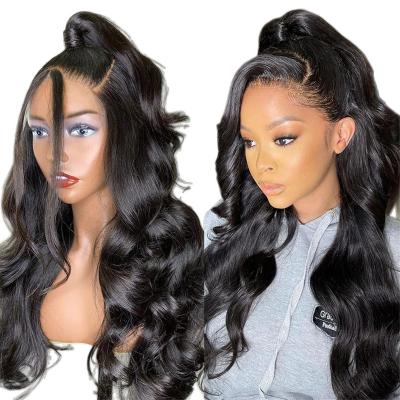 China Body Wave Brazilian Hair Lace Frontal Wigs Preplucked Hairline Loose Wave Human Hair Lace Front Wig For Young Girls for sale