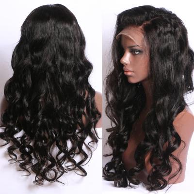 China Body Wave Brazilian Hair Lace Frontal Wigs13x4 HD Swiss Lace  Loose Wave Human Hair Lace Front Wig For Black Women for sale