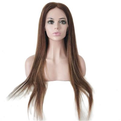 China Silky Straight Wave Meisheng Hot sale 100% Human Hair Glueless Lace Front Wig for Women Highlight Color 13x4/ 13x6 Lace Front Wig with Straight for sale