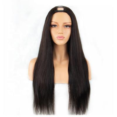 China Straight U part Human Hair Bob Wig for Black Women Sunny Natural Layer Silky Bone Straight Human Hair upart Wigs for sale