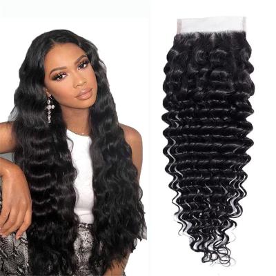 China Loose Deep Wave Cheap Brazilian Virgin Cuticle Aligned Frontal Closure Hair 4x4 5x5 13x4 13x6 6x6 360 Swiss HD Lace Closure And Frontal for sale