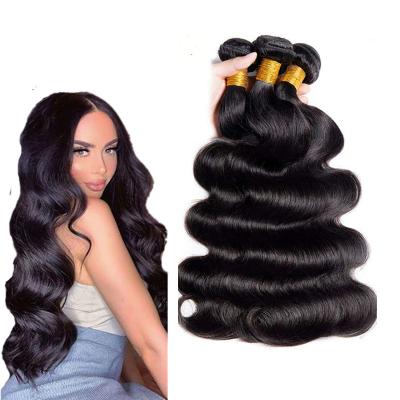 China Wave Human Hair Extensions Regular Wavy Double Wefted Human Hair Weaving Cuticle Aligned Brazilian Remy Hair Extension for sale