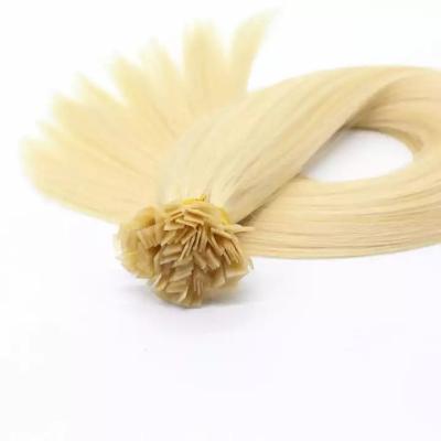 China Silky Straight Wave Wholesale Double Drawn Human hair extensions Keratin hair Extensions Flat Tip Hair for sale