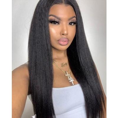 China Kinky Straight Remy Human Hair Extensions Manufacturer Kinky Straight Virgin Brazilian Human Hair Clip in extension for Women for sale