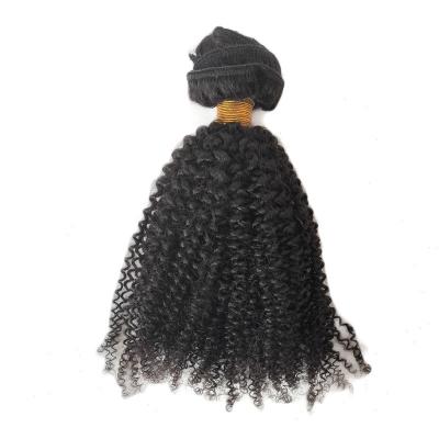 China Kinky Curl Remy Human Hair Extensions Manufacturer Kinky Curly Virgin Brazilian Human Hair Clip in extension for Women for sale