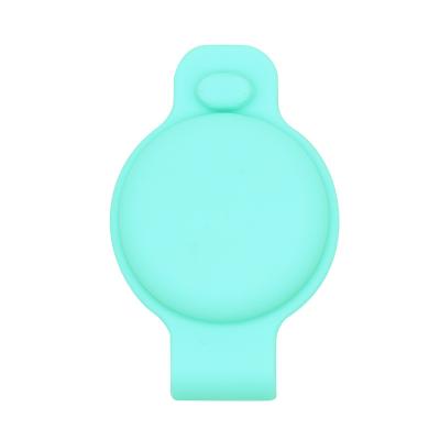 China Anti-lost Tag Stored Cat Pet Collar Cover Air Locator Shell Silicone Waterproof Protective for sale