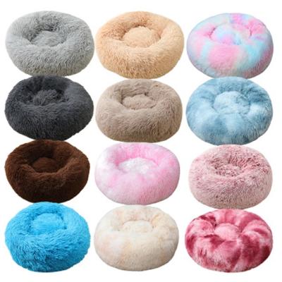 China 2022 New Winter Warmer Manufacturer Soft Luxury Plush Wholesale Warm Pet Cat Dog Long Plush Bed for sale