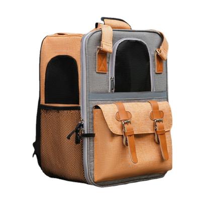 China Hot Selling Portable Bag Stocked Dog Bag Backpack Cat Dog Reflective Backpack Bath Large for sale