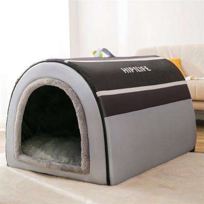 China China Factory Price Sustainable Pet Supplies Four Seasons Universal Winter Kennel Large Warm Fluffy Dog Sofa Bed for sale