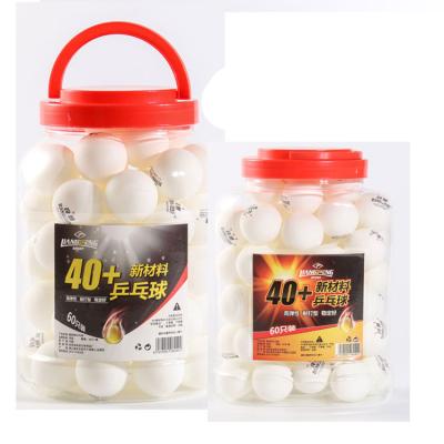 China new high quality ABS material volume packed cheap white ping pong ball 40mm table tennis ball wholesale for sale