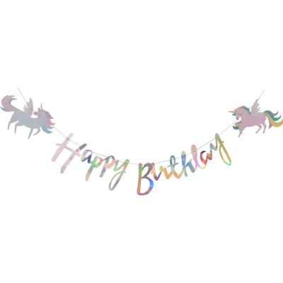 China Factory Wholesale Offset Paper Clouds Party Decoration Cartoon Happy Birthday Paper for sale