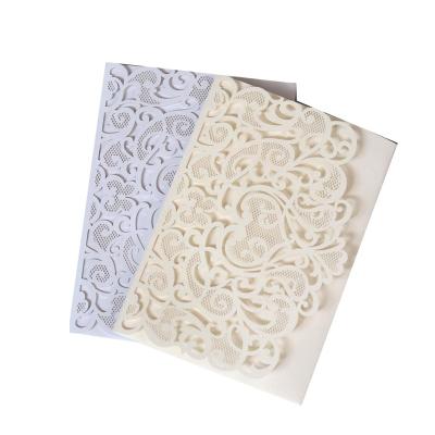 China North America Design Hot Selling Wedding Invitation White Card for Party Invitation for sale