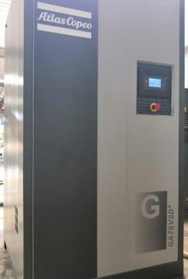 China Rotary Screw Compressor GA75VSD++ With Built In Dryer And Forced Air Cooling for sale