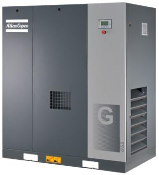 China Oil Injected Rotary Atlas Screw Air Compressor 75kw Ga75+ for sale