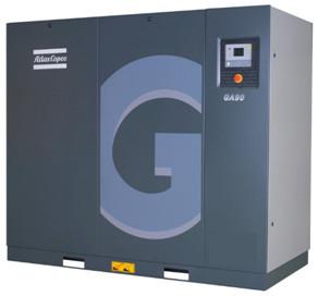 China Oil Injected Atlas Screw Air Compressor GA 45 Vsd 45kw Aluminum Alloy Material for sale