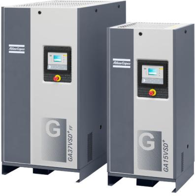 Cina 70kw Atlas GA 75+VSD, Atlas Compressore d' aria a vite Conversione di frequenza in vendita