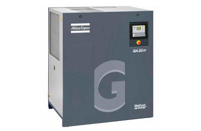 Κίνα 220kw Atlas Screw Air Compressor GA Series GA 30+ 60hz Υλικό από κράμα αλουμινίου με έγχυση πετρελαίου προς πώληση