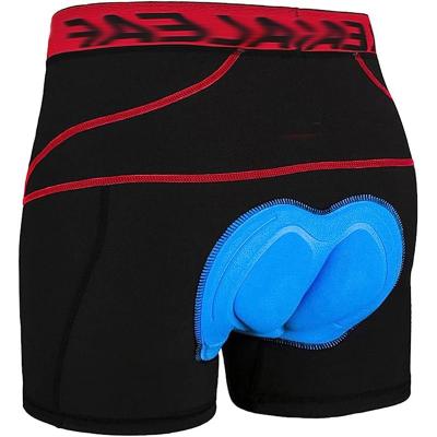 China Antibacterial Man Custom Cycling Short Pants Padding Underwear MTB Cycling 3d Liner Spadding Panties for sale