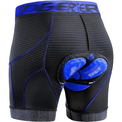 China Antibacterial Mens 5D Mountain Bike Shorts Padded Gel Cycling Shorts Pants With Breathable And Absorbent Design Body Bike Shorts for sale