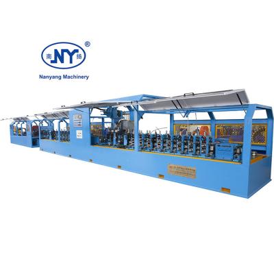 China Nanyang high frequency steel tube welding production line erw pipe mill tube making manufacturing machine for sale