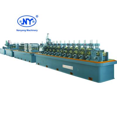 China Nanyang stainless steel ss erw pipe welding making machine tube production mill line for sale