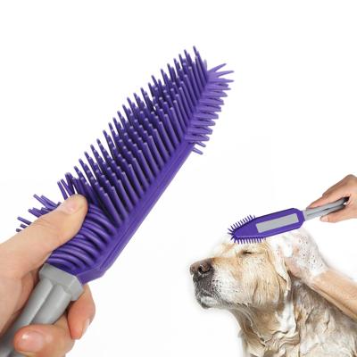 China Wholesale Stocked Pet Grooming Brush Pet Hair Remover Dog Brush for sale