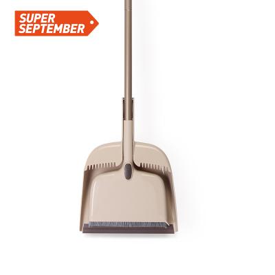 China Durable BOOMJOY 4 in 1 Multifunctional Dustpan and Broom Set for sale