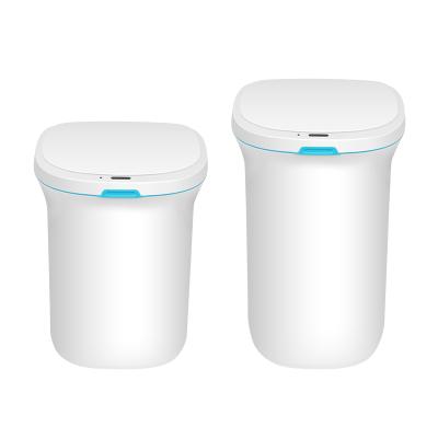 China BOOMJOY Sustainable Sensor White Smart Trash Can 13L for sale