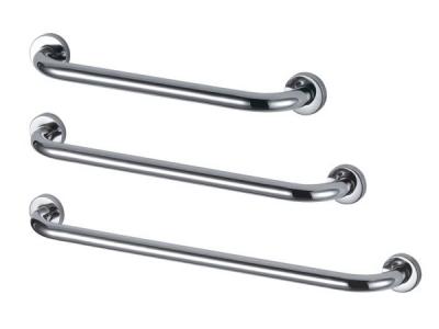 China Custom 304 Stainless Steel Wall Mounted Polished Grab Bar Rail Tube Modification Parts For Bathroom Safety for sale