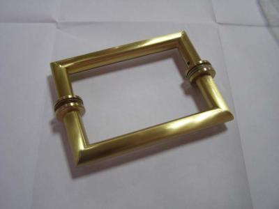 China Metal Tube Modification Brass BTB Door TUBULAR Pull Handle With Mirror Polish for sale