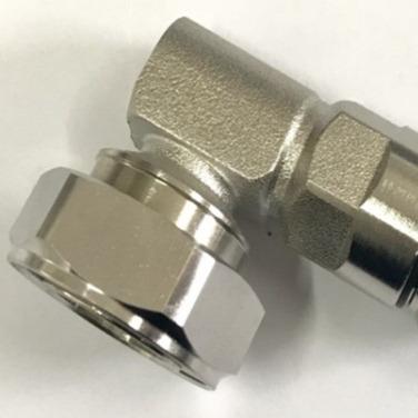 China RF Type 7/16 (DIN) Male Right Angle Connector For 1/2” RF Flexible Cable for sale