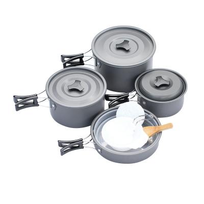 China Outdoor Cooking Hot Sale At Low Prices Outdoor Cookware Set Cooking Pots Camping For Outdoor Pot for sale