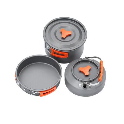 China Modern Simple Best Quality Long Lifespan Outdoor Cookware Camping Kit For Outdoor Cooking for sale