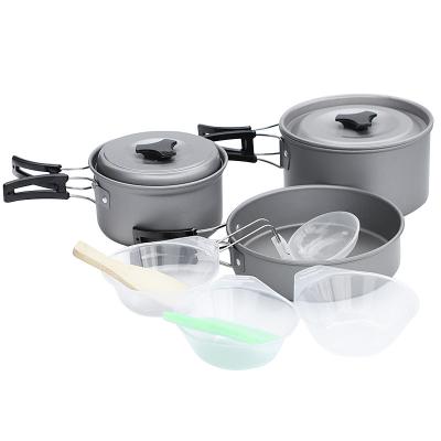 China Hot Sales Outdoor Cooking Outdoor Camping Cooker Set Cookware For Outdoor Cooking Supplies for sale