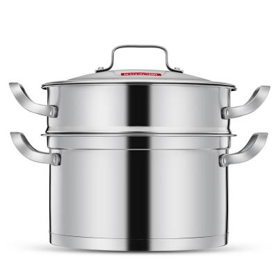 China Sustainable 26cm Stainless Steel Pot Soup Cooker Cooking Pot For Soup for sale