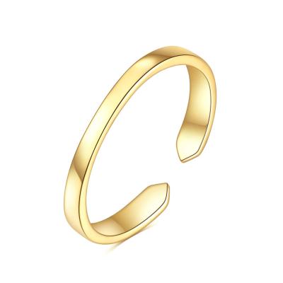 China FASHIONABLE Direct Selling 925 Sterling Silver Open Factory Ring Factory High Quality Women's Gold Plated Party Gift for sale