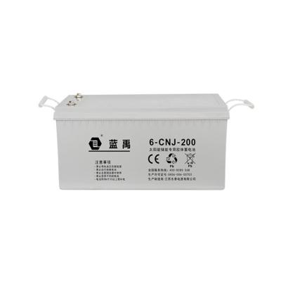 China High quality electric vehicles solar system gel battery 12v 200ah solar battery for sale